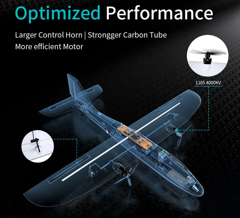 ATOMRC Flying Fish Fixed Wing Drone - Image 3