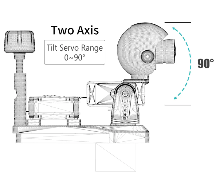 ATOMRC 3D Print Pan Tilt Servo Camera Gimbal - Image 3
